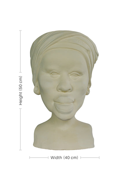 Lady Mombasa With Planter Inside Head