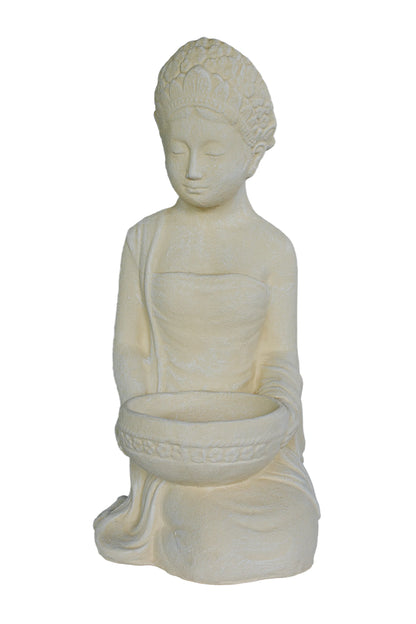 Young Indonesian Lady With Planter Bowl