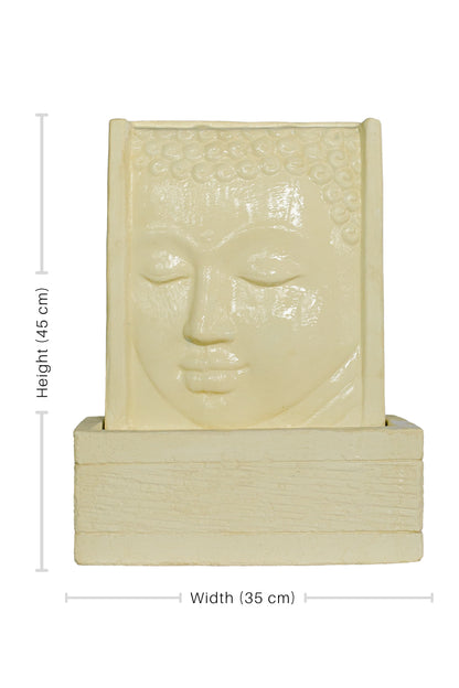 Cascading Water Fall with Peaceful Buddha Face - Small