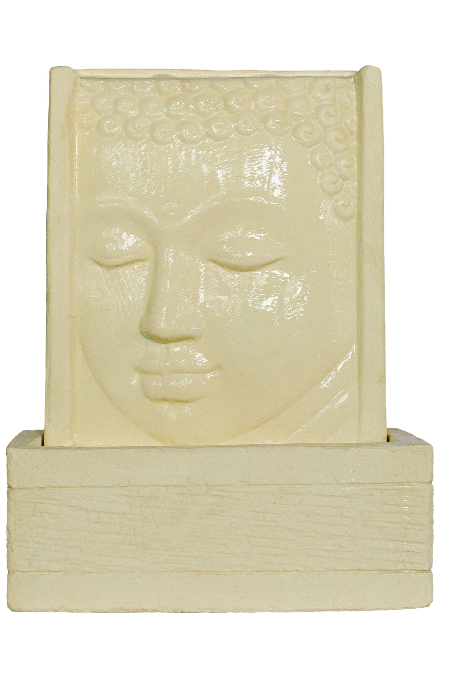 Cascading Water Fall with Peaceful Buddha Face - Small