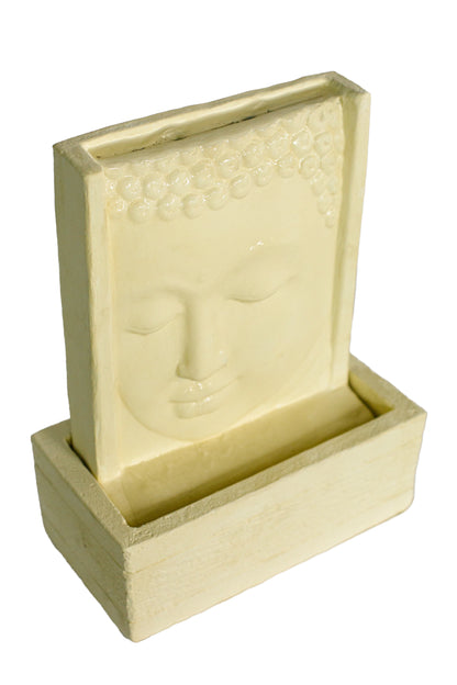 Cascading Water Fall with Peaceful Buddha Face - Small