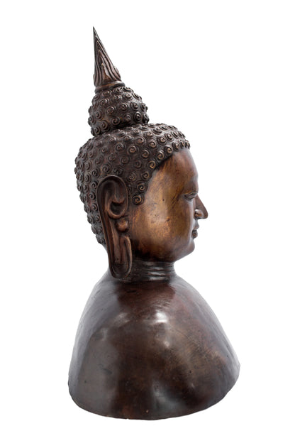 Antique Bronze Hand Carved Buddha