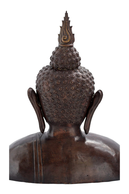 Antique Bronze Hand Carved Buddha