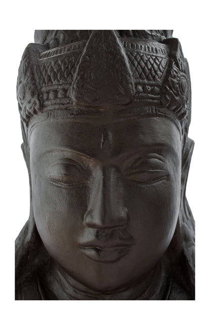 Lord Shiva Head Black Antique