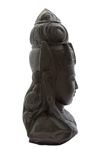 Lord Shiva Head Black Antique