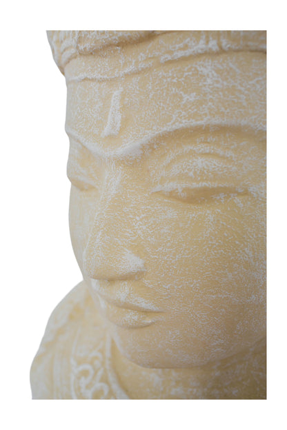 Lord Shiva Head White Antique