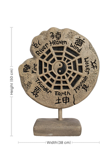 Yin Yang Symbol With 5 Natural Elements