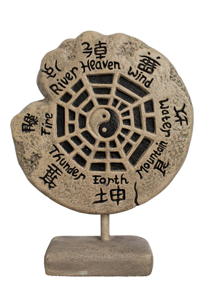 Yin Yang Symbol With 5 Natural Elements