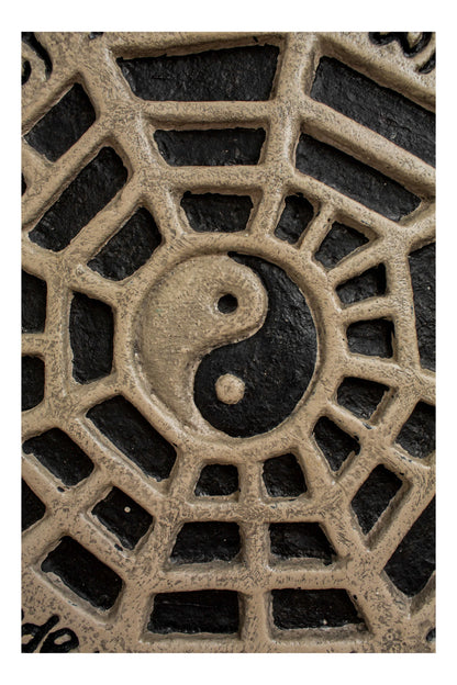 Yin Yang Symbol With 5 Natural Elements