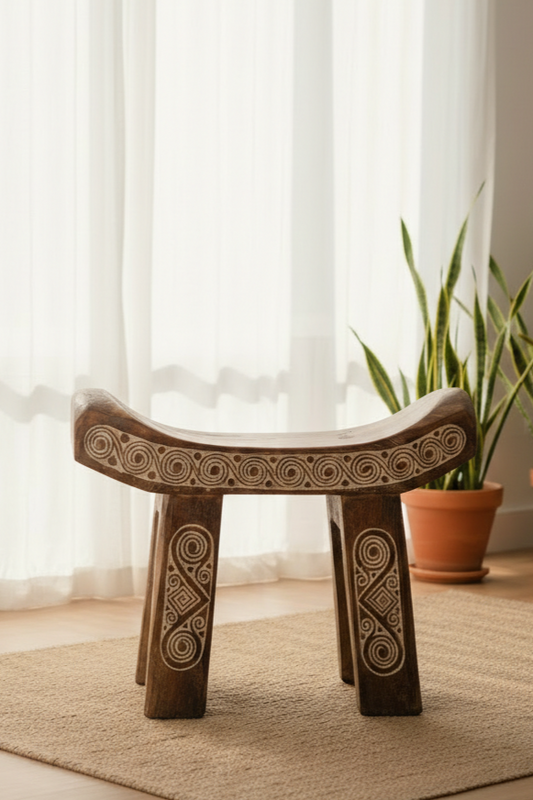 Timor Tribal Handcarved Wooden Bench