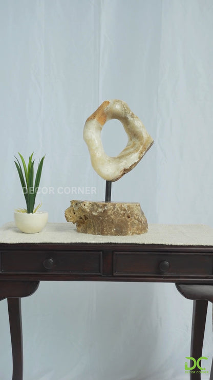 Onyx Protective Ring - Natural Stone - Small
