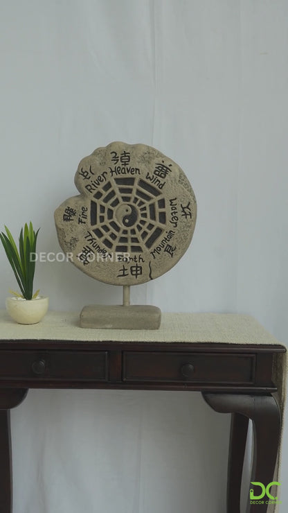 Yin Yang Symbol With 5 Natural Elements