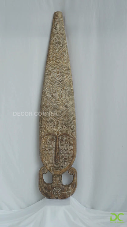 Antique Timor Warrior King Statue - Large - Style 03