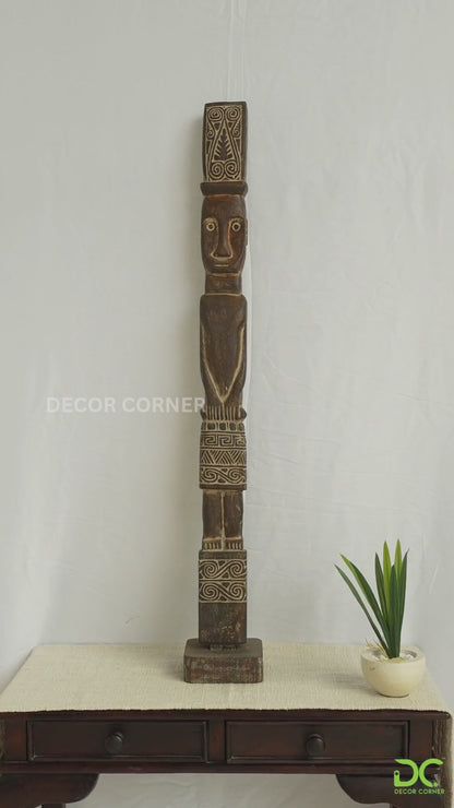 Timor Tribal Mini Totem Carving - Style 1