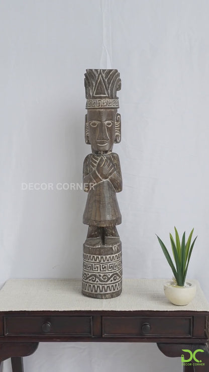 Timor Village Tribal Priest Statue