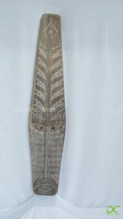 Antique Timor Warrior King Statue - Large - Style 04