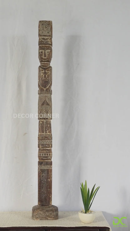 Timor Tribal mini Totem carving - Style 2A