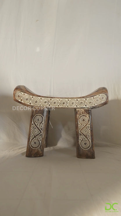 Timor Tribal Handcarved Wooden Bench