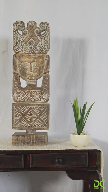Timor Tribal Village Head's Statue