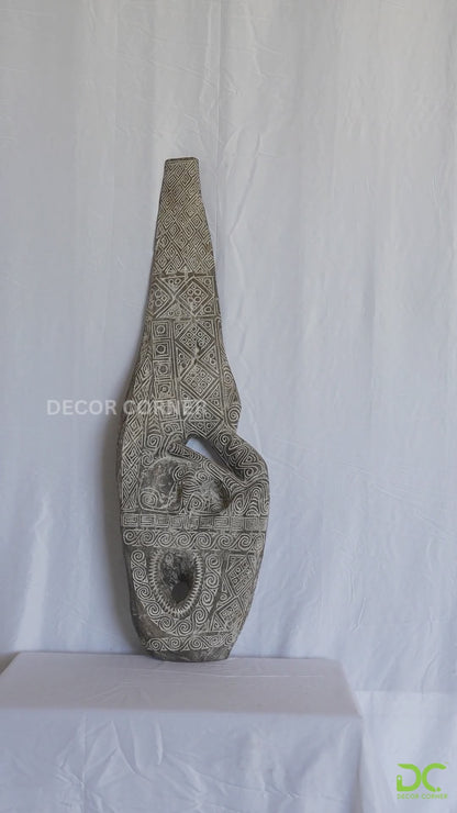 Tribal Madurese Carved Panel – Style 02