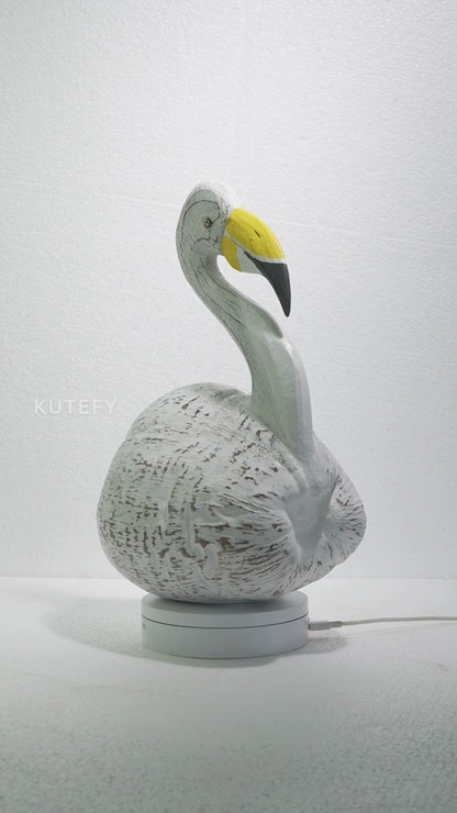 Fat feathers pelican  (White)