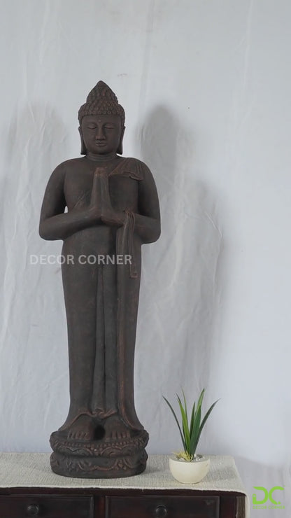 Standing Buddha - Antique Bronze