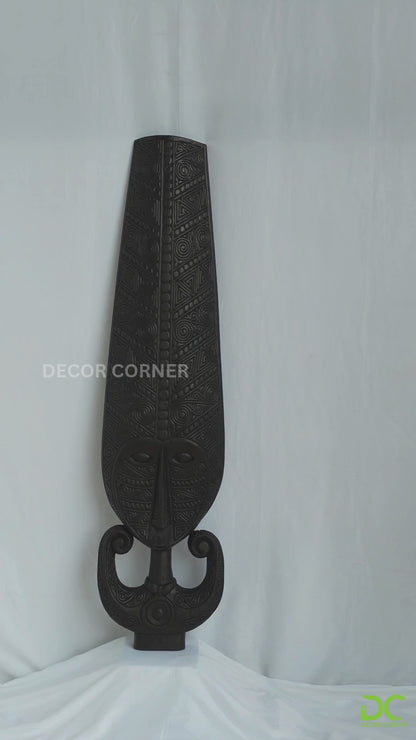 Antique Timor Warrior King Statue - Medium - Style 02