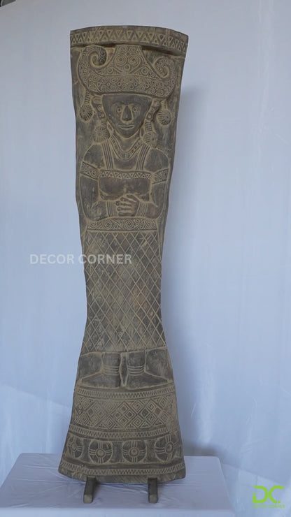 Tribal Madurese Carved Panel – Style 04