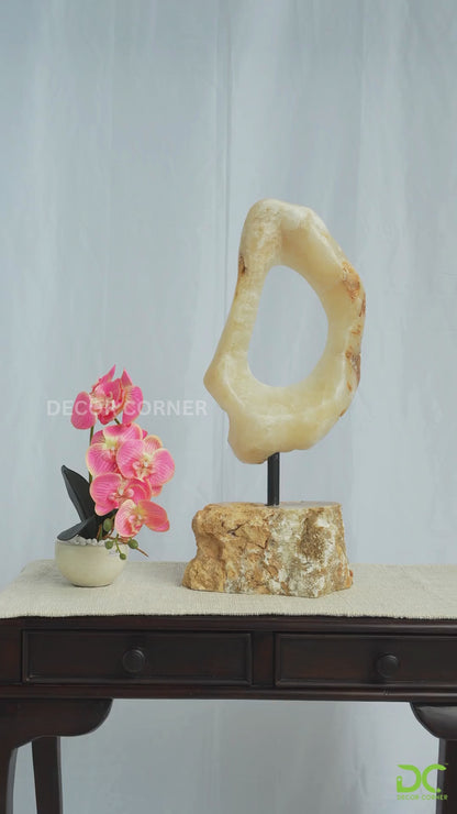 Onyx Protective Ring - Natural Stone - Medium