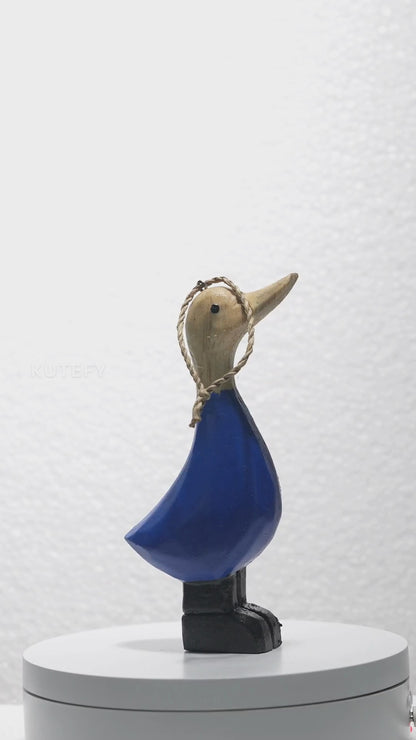 Whimsy Ducky - Natural Blue