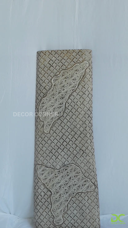 Timor Tribal Handcarved Panel - Style 4 (Spl Indonesian Islands Carving)