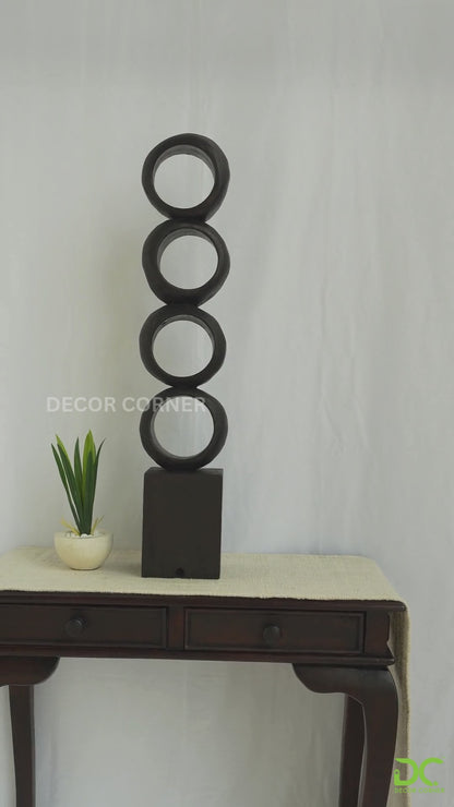 Rings of Positivity Timor Traditional Art Totem - Small