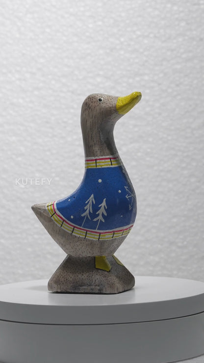 Whimsy Ducky - Blue/White