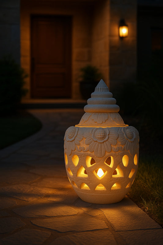 Limestone Pathway Light