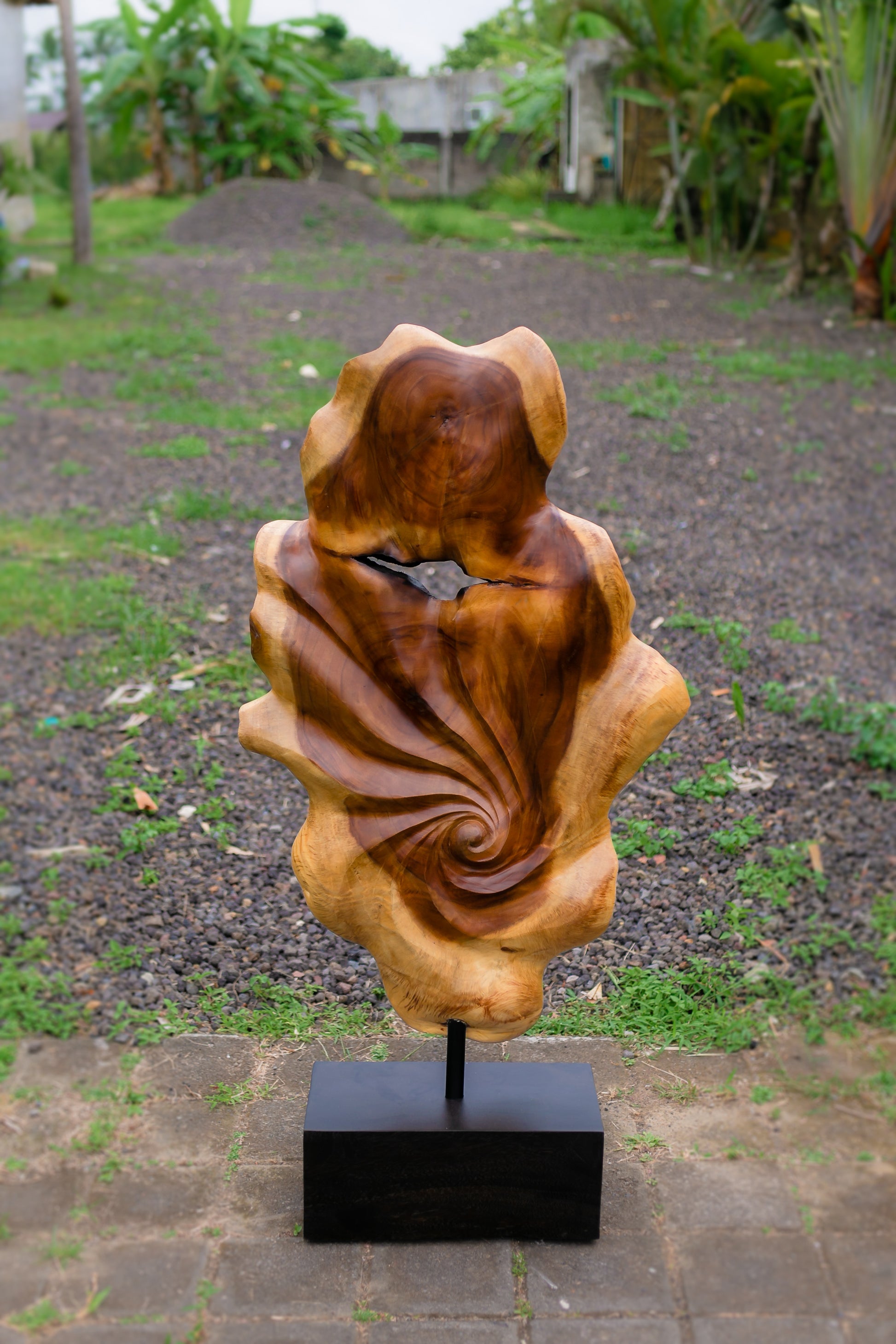 Natural Wooden Sculpture Style 06 Wooden Home Decor Decorcorner