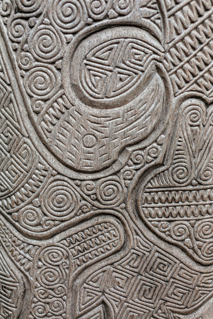 Timor Tribal Hand Carved Panel is a unique artefact from Indonesia to decorate your indoor space  